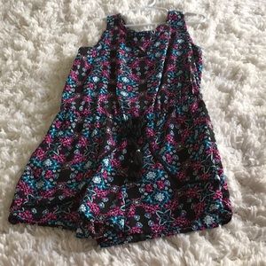 Black pink and blue jumper